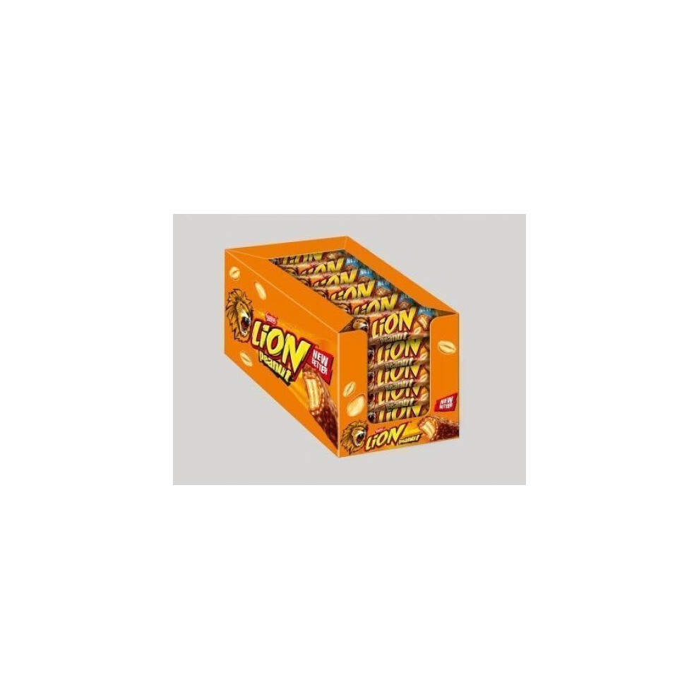 Nestle Lion Peanut Chocolate Bar(Pack Of 12)
