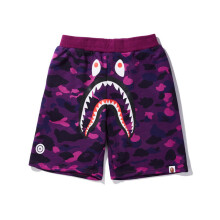 (L, 6) BAPE Shark Head 3D Print Casual Beach Shorts