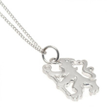 Chelsea FC Sterling Silver Lion Pendant & Chain