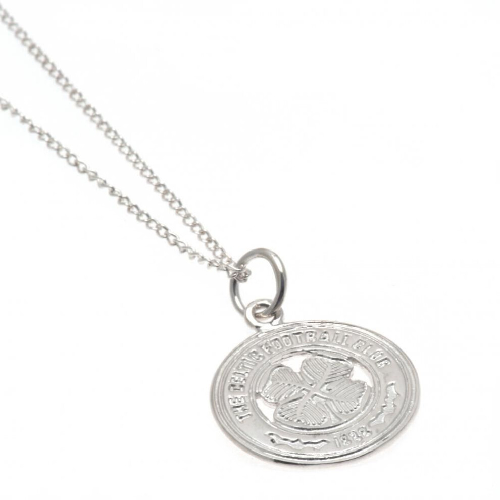 Celtic Arrow Celtic Fc Sterling Silver Pendant & Chain