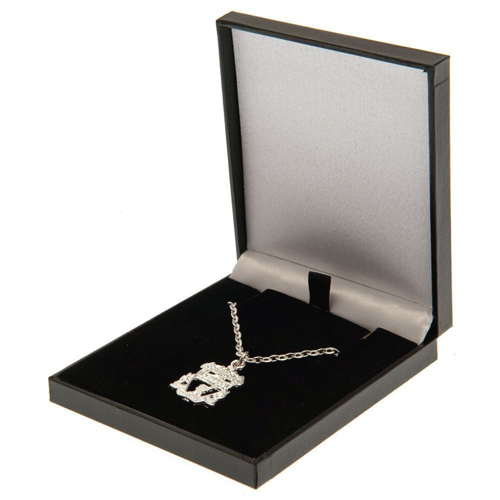 Liverpool FC Silver Plated Crest Boxed Pendant