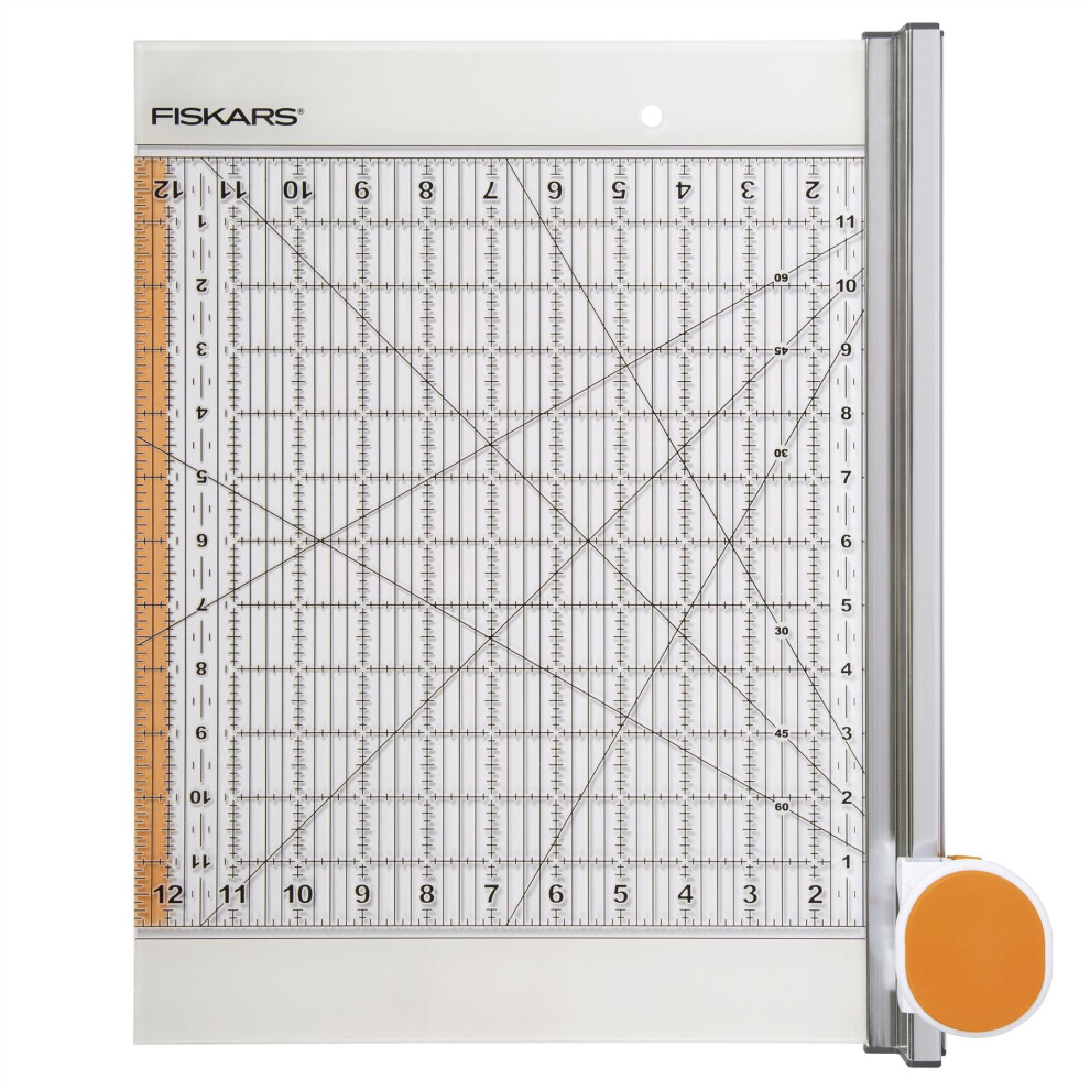 Combo Rotary Cutter & Ruler: 12"x 12