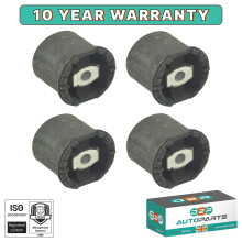 REAR AXLE SUBFRAME BUSHES/MOUNT SET (4 PCS) FOR BMW X5 E53 33311093662 2000-2006