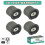 REAR AXLE SUBFRAME BUSHES/MOUNT SET (4 PCS) FOR BMW X5 E53 33311093662 2000-2006 1