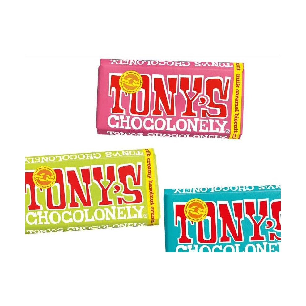 Tony's Chocolonely The New Classics 3 x 180g-3 New Classic Flavours