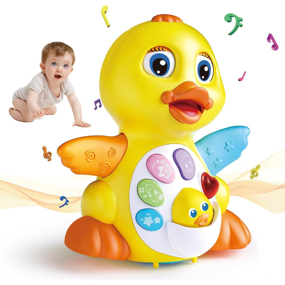 Kidzbuzz Dancing Duck Toy, Musical Toys For 6 Months Above