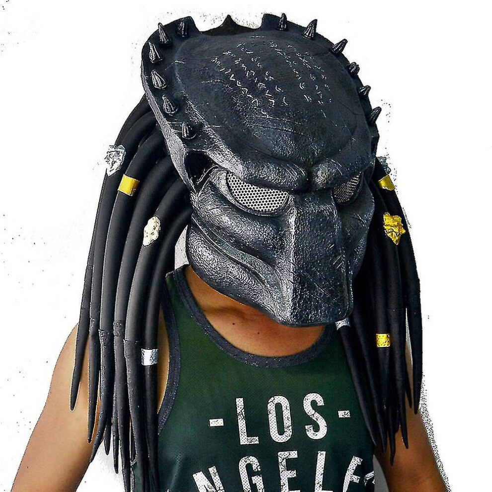 Chdz Predator Helmet Replica Mask Latex Mask Halloween Cosplay Costume Prop Latex
