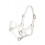 (White) Baby Foal Leather Halter 1