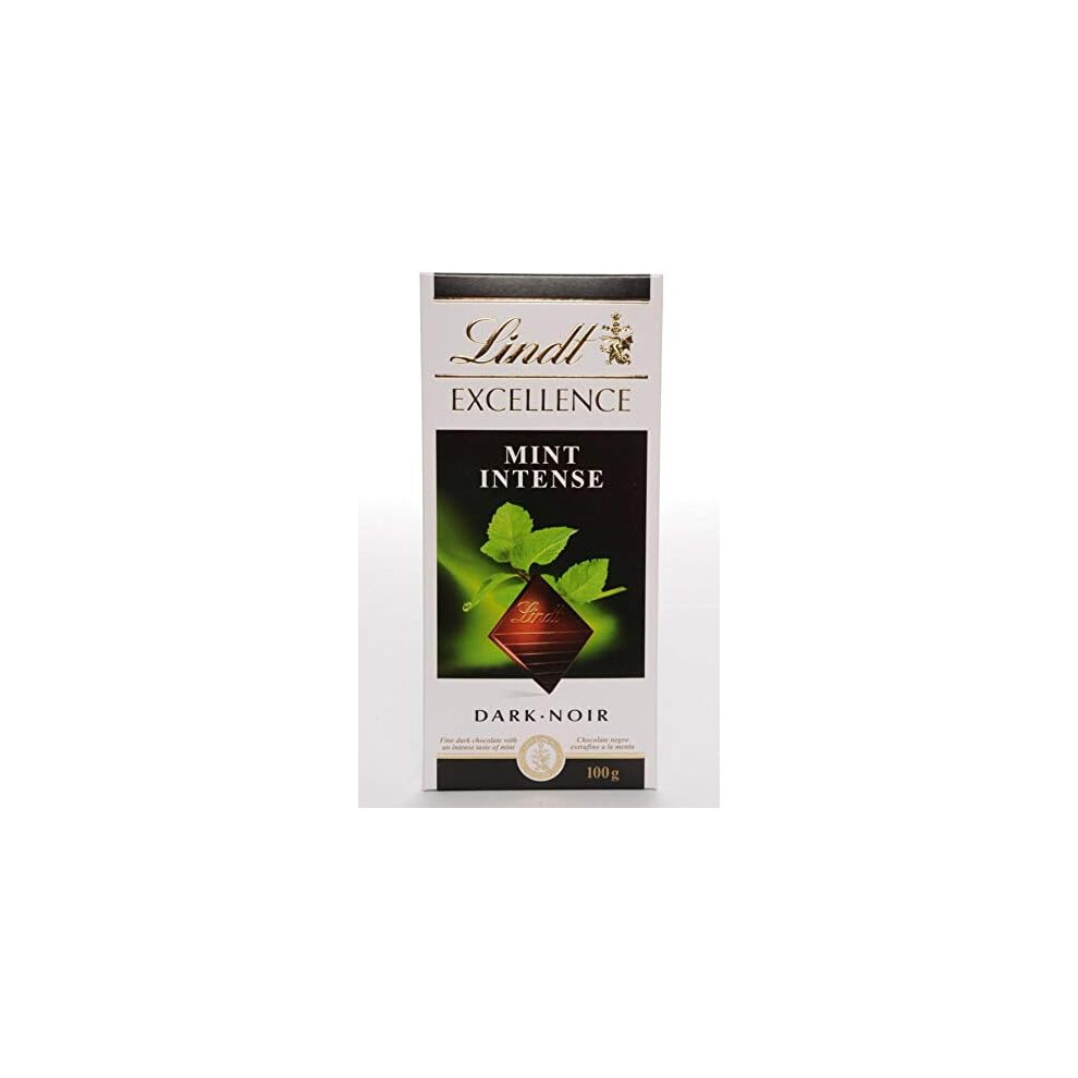 Lindt Excellence Chocolate Bars (Dark Mint Intense 3 x 100g)