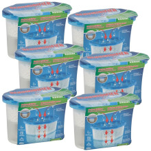(Pack of 6) 500ml Interior Condensation Dehumidifier Damp Mould Moisture Remover