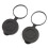 2 Pcs Practical Binoculars Lens Caps 42mm Protective Rubber Objective Lens Caps 1