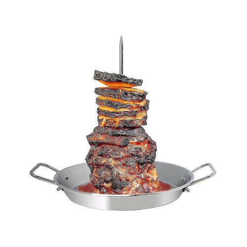 Vertical Skewer For Grill-al Pastor Skewer Brazilian Vertical Spit Stand For Tacos Al Pastor, Shawarma, Kebabs,