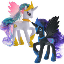 (Celestia + Luna) 14cm Celestia Luan Model Figure GIFT Toys NIGHEMARE MOON My Little Pony Princess
