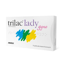 Trilac Lady Gyno, globulki dopochwowe, 10 sztuk