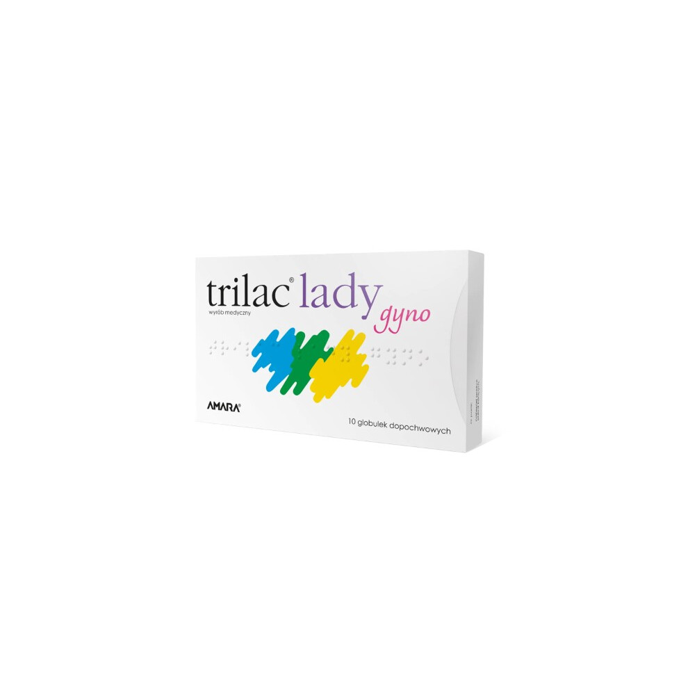Trilac Lady Gyno, globulki dopochwowe, 10 sztuk