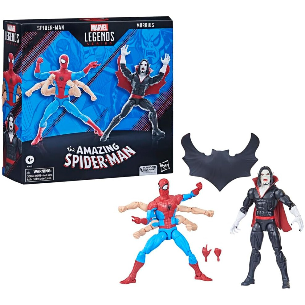 The Amazing Spider-Man Marvel Legends 2 Figure Pack Spider-Man & Morbius