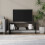 URBN Living (Black) 100cm Steel Frame Wooden Coffee Table & 2pc 40cm Sofa Side End Table 5