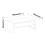URBN Living (Black) 100cm Steel Frame Wooden Coffee Table & 2pc 40cm Sofa Side End Table 9