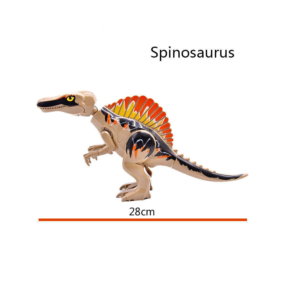 (Spinosaurus) Kids Dinosaurs Building Blocks Toy Spinosaurus Brachiosaurus Figure Model Gifts