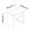 URBN Living (Black) 100cm Steel Frame Wooden Coffee Table & 2pc 40cm Sofa Side End Table 10