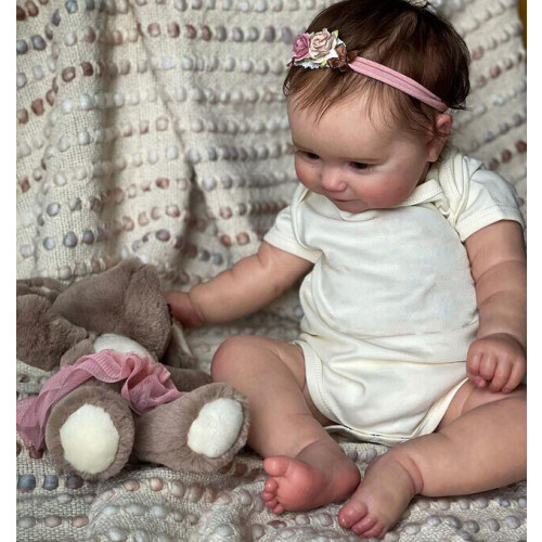 20in Reborn Baby Dolls Full Silicone Real Body Doll Newborn Handmade Kids Gift