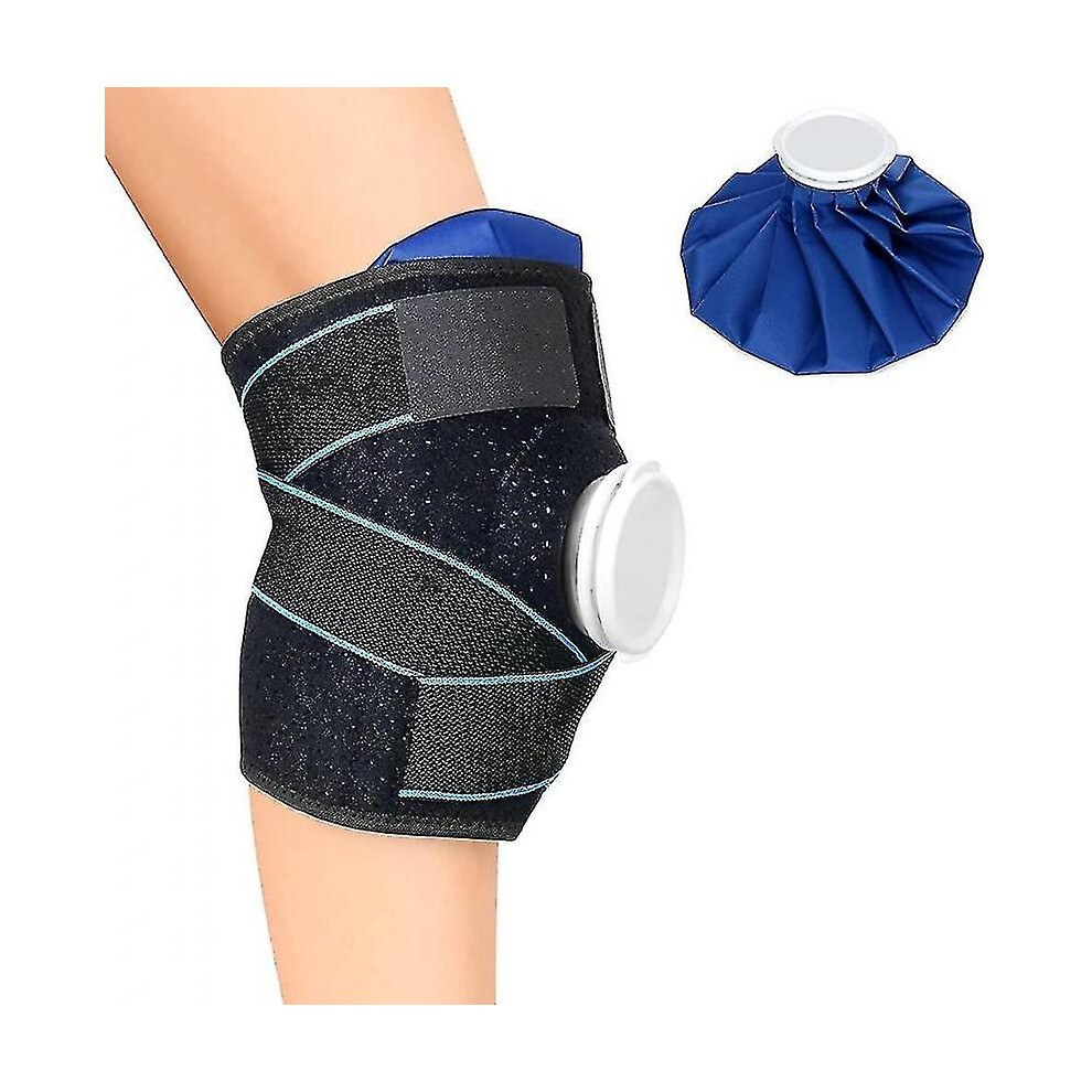 Knee Ice Pack Wrap,ice Packs For Injuries,knee Support Brace With Ice Bag,hot And Cold