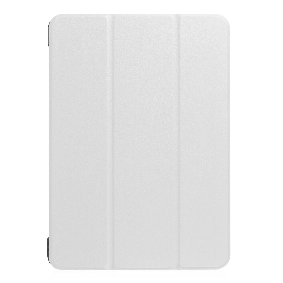(White) For Ipad 9.7 (2018)/9.7 (2017) Tri-Fold Stand Lightweight Full Protection Smart Leather Tablet Case Cover White 9158807040673