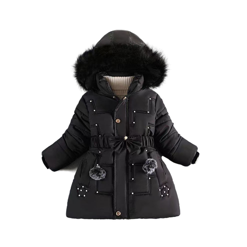 Xcsgsra (7-8Years) Kids Girls Winter Jackets Fur Hooded Coats Star Uk Not,Specified