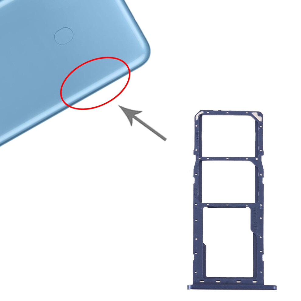 (Blue) Sim Card Tray Micro Sd Card Tray For Galaxy A11 Sm-A115 Blue 9158807041779