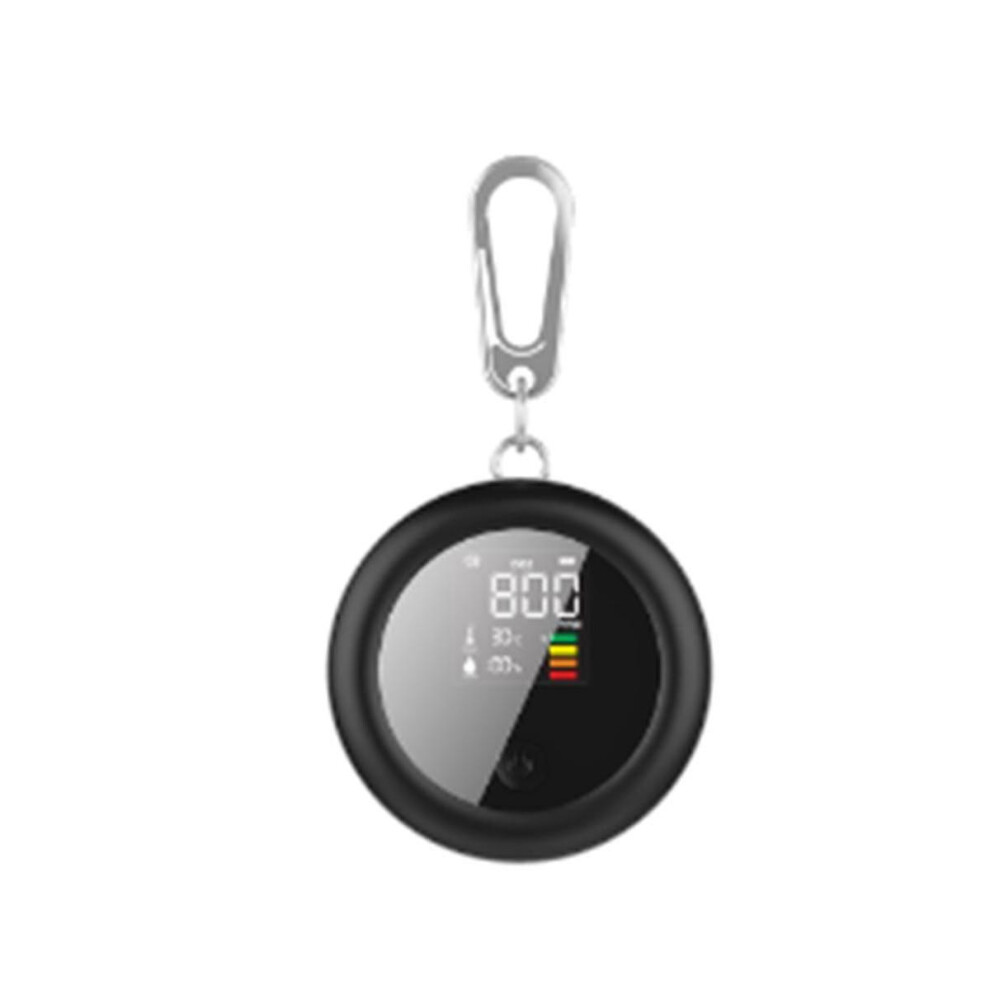 Co2 Monitor Meter Sensor Indoor With Alarm, Air Quality Carbon Dioxide Monitor With 400-5000 Ppm-Ndir Co2 Tester(Black) 9158807042424