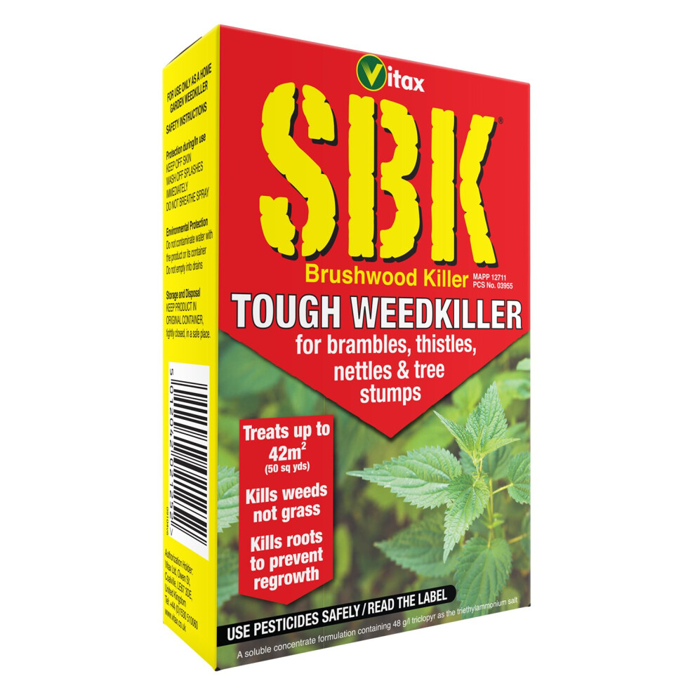 4618 (125 Ml) Vitax Sbk Brushwood Weed Killer Strong Weedkiller