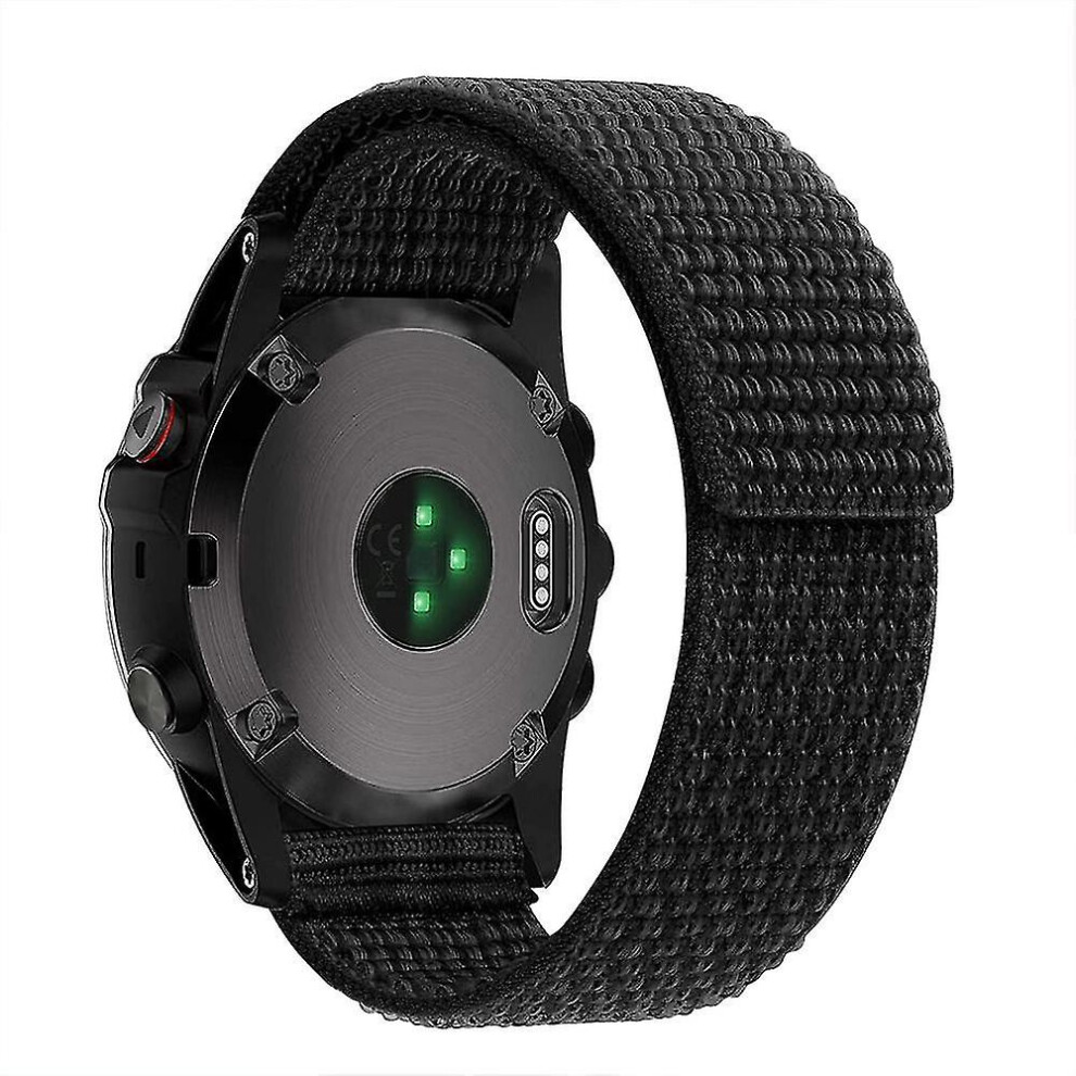 For Garmin Forerunner 965/955/945/935 Adjustable Watch Strap Stitching Nylon Loop Wrist Band 9158807042707