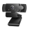 Webcam 1080P para computador, câmera USB de vídeo com microfone para PC e laptop, plug and play (preta) 1