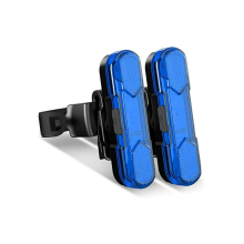 2 kusy zadné svetlo na bicykel USB nabíjateľné zadné svetlo na bicykel otočné o 360 stupňov vodotesné svetlo