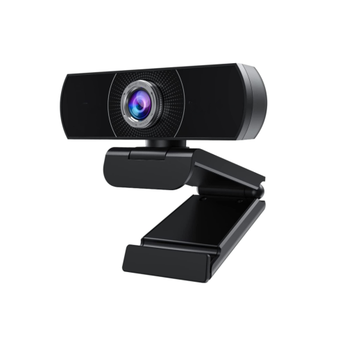 Webcam 1080p HD 60fps with Microphone, Software Webcam Laptop Desktop Mac USB, Pro Streaming Web Camera(Black)