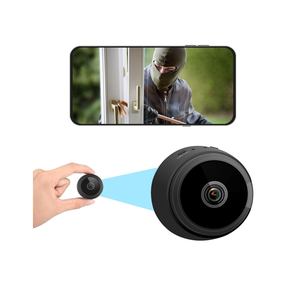 Chronus 1080P Wifi Camera For Home Office Security,Spy Hidden Camera Detector,Magnetic Camera With Detection Night Vision(Black) 9331562969179