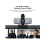 4K Webcam with Microphone Streaming Web Camera for PC,Laptop,Mac,Privacy Cover Video Calling Webcam(Black) 4