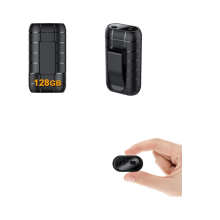 Hlasový záznamník Podpora 500 hodín 128G Vstavaný magnet Mini Audio Aktivovaný zvuk Diktafón Profesionálny digitálny mikrofón na nahrávanie