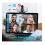 Webcam 4K UHD Streaming Microphone Luminosité réglable avec contrôle tactile Caméra Web pour Zoom Skype T 5