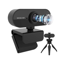 Webcam Full HD 1080P avec microphone pour PC, ordinateur de bureau, Mac, Plug and Play, avec protection de confidentialité