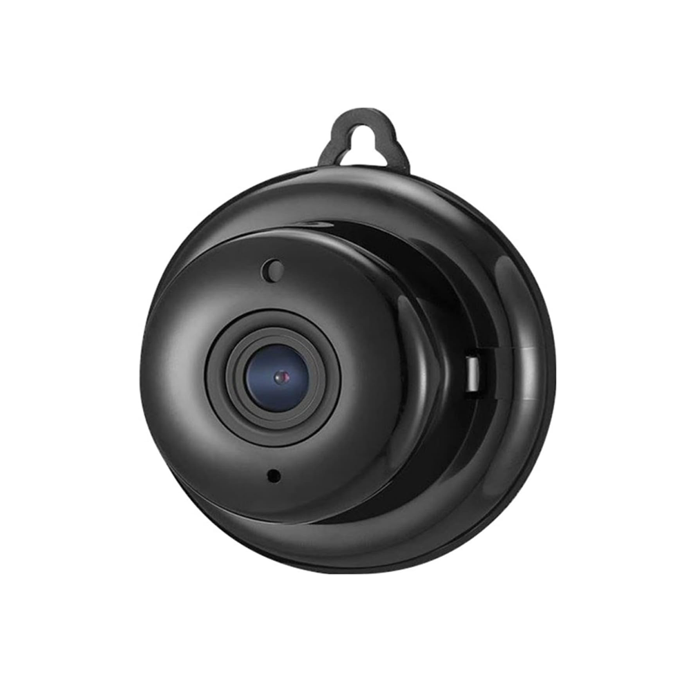 Chronus Mini Wifi Ip Camera, Portable 1080P Hd Home Security Surveillance Cam, App Monitoring Motion Detection Night Vision Body Camera(Black) 9331562970649