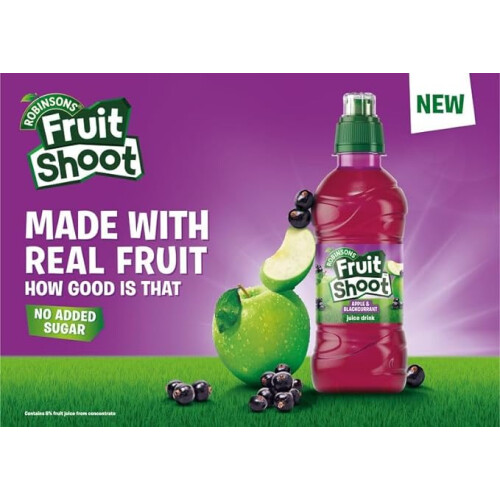 Robinsons Fruit Shoot Apple & Blackcurrant 24 x 200ml PET Bottles 2