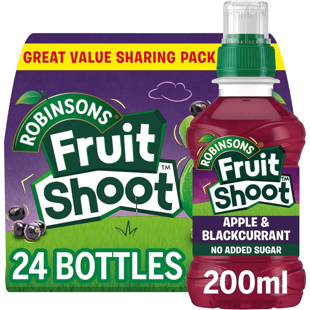 Robinsons Fruit Shoot Apple & Blackcurrant 24 X 200Ml Pet Bottles