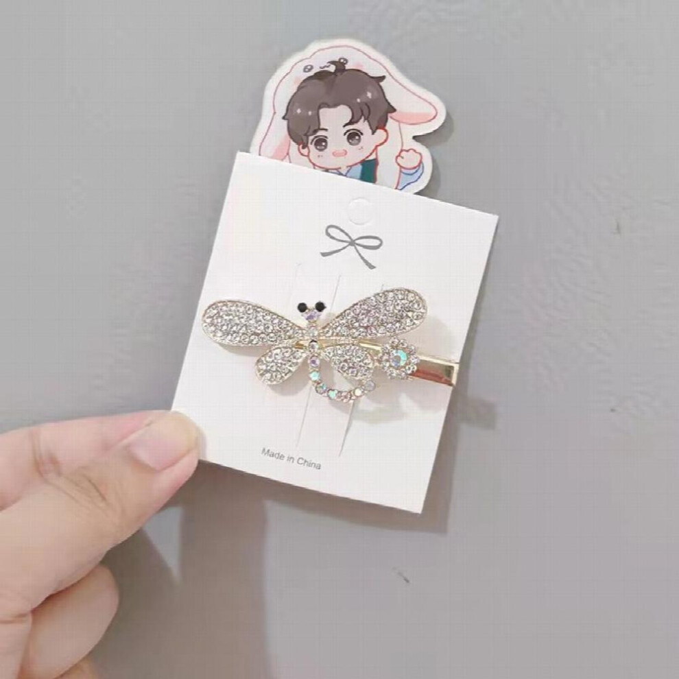 Rhinestone Barrette Starfish Shell Shaped Hair Clip Faux Pearl Butterfly Hair Clip For Side Hair Bang Braids Women Girls Sweet Hair Clip-image-OPC-PC2H8SK-NEW