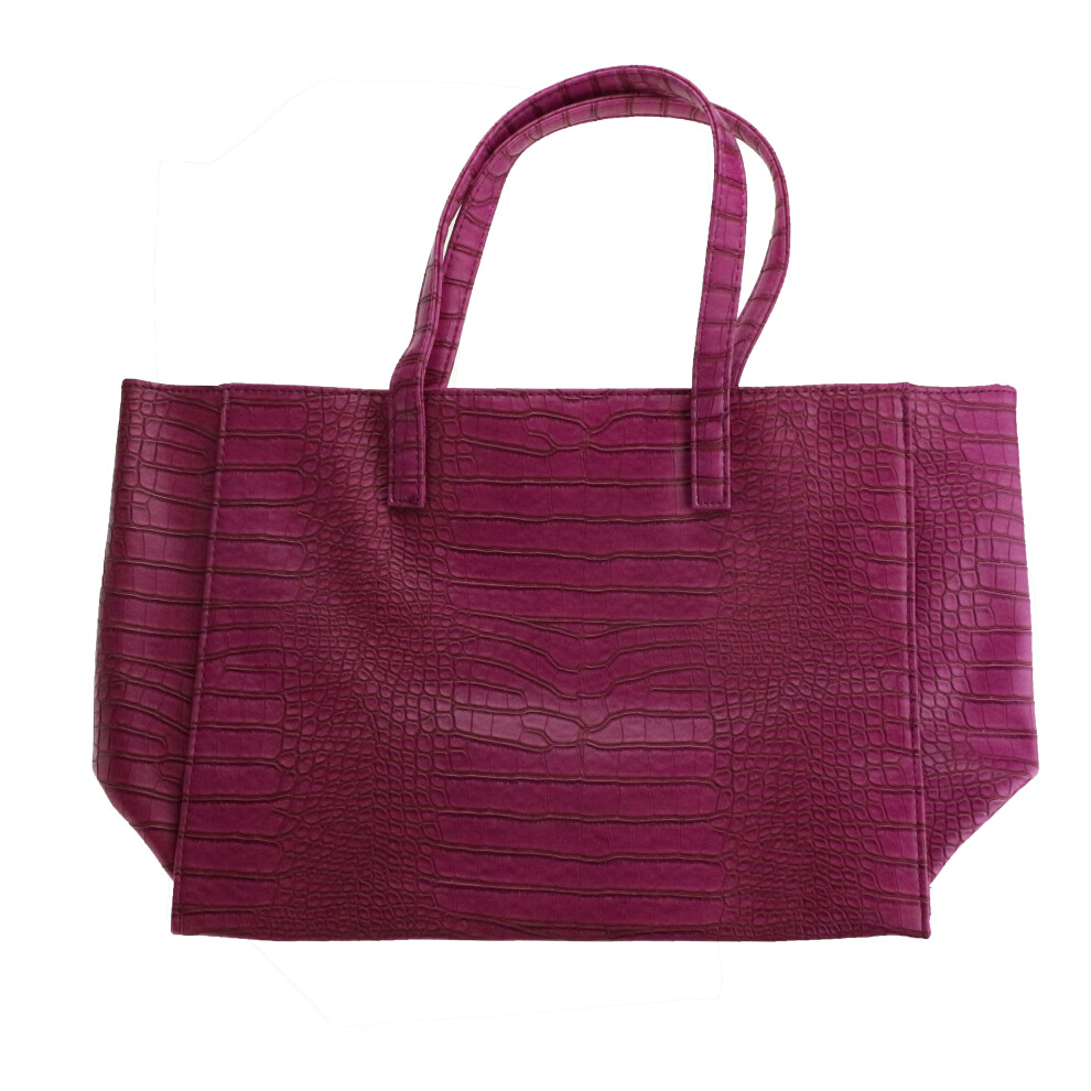 Estee Lauder Pink Crocodile Style Tote Bag New