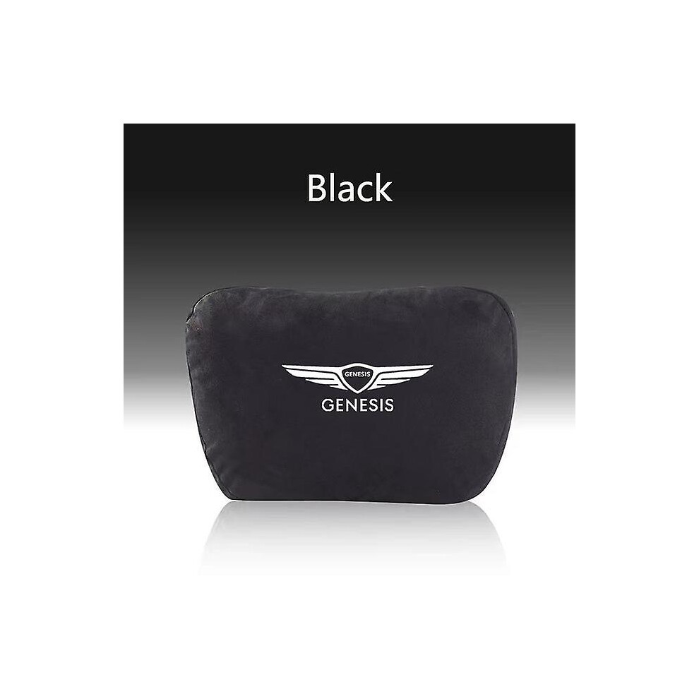 (Black) Car Headrest Neck Support Seat Soft Neck Pillow For Hyundai Genesis Coupe G90 G70 G80 Gv60 Gv80 Gv70 Black