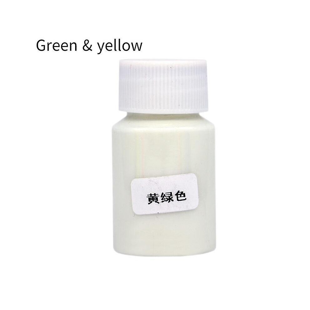 (7) 20G Glow In The Paint Self-Luminous Phosphorescent Glowing Paints Diy Wall Body Painting Luminous Paint Fluorescent Paint Dark