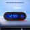 Mini Electronic Car Clock Time Watch Auto Clocks Luminous Thermometer LCD Backlight Digital Display Car Styling Accessories 3