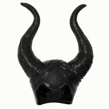 Big Ox Horns Witch Hat Headpiece Headgear Queen Cosplay Women Halloween Costumes Anime Headdress Party Props