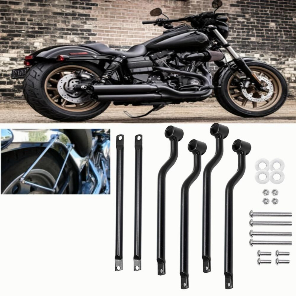 Universal Motorcycle Saddle Bag Support Bars Mounts Bracket Side Luggage For Motorcycle 885677496314
